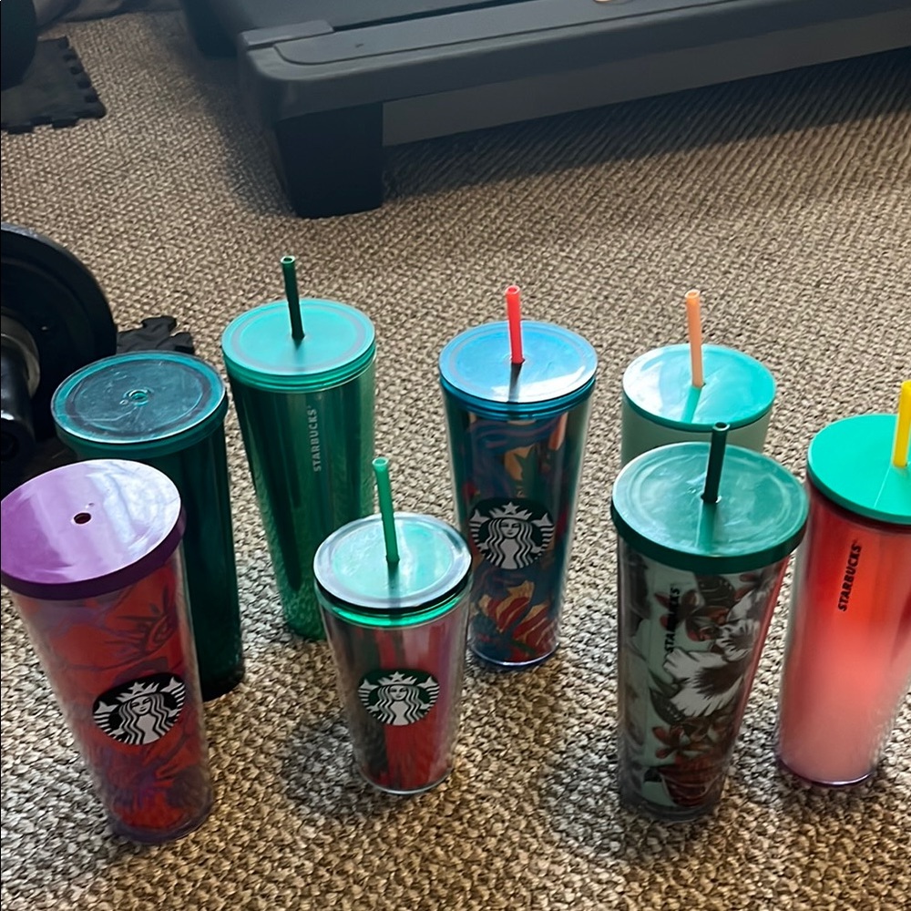Starbucks Colorful Tumbler Set